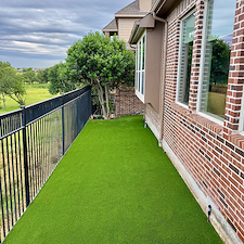 Side-Yard-Makeover-with-Turf-Deck-Upgrade-in-Castle-Hills-TX 0